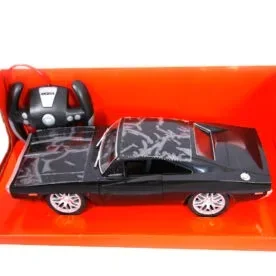 1970 Dodge Muscle Car RC – High‑Speed 2.4 GHz Remote Control with Lights & Opening Doors, Glossy Black view 5