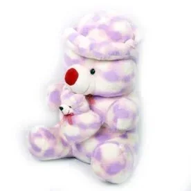 3 feet soft huggable cat sitting teddy bear with small teddy 48 inch sitting teddy bear multicolor view 5