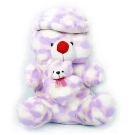 3 feet soft huggable cat sitting teddy bear with small teddy 48 inch sitting teddy bear multicolor