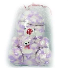 3 feet soft huggable cat sitting teddy bear with small teddy 48 inch sitting teddy bear multicolor view 2