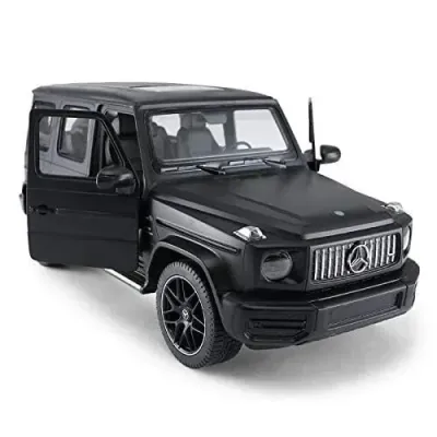 AMG G63 Remote Control Car, 1:14 Scale, 2.4GHz RC Off-Roader with Opening Doors, Black