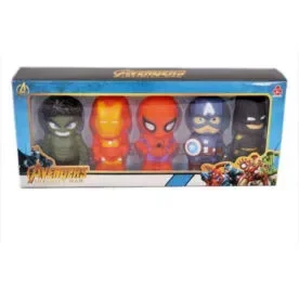 Babuinya Smart Buy Marvel Avengers Infinity War Action Figure Toy Set with Stand Five Pieces set view 4