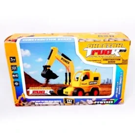 Babuniya Cheetah Truck RC Excavator Toy, 5-Channel with Flashing Light, Super Power Shovel Loader, Age 4+ view 4
