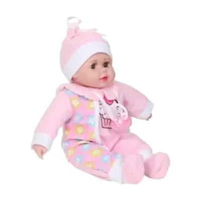 Babuniya Cute Baby Boy Toy for Boys and Girls – Light and Music Nipple Doll
