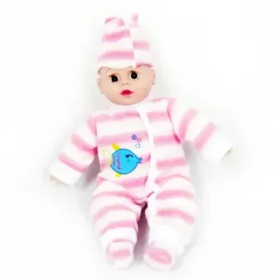 Babuniya Cute Baby Boy Toy for Boys and Girls – Light and Music Nipple Doll view 2