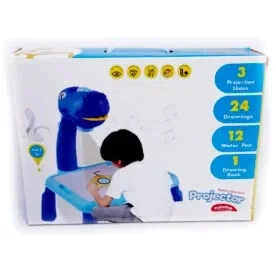 Babuniya Dino Theme Smart Projection Drawing Board with Music Include Art Supplies Doodle Table Kit | Trace and Draw Projector Toy for Kids Age 3+ view 4