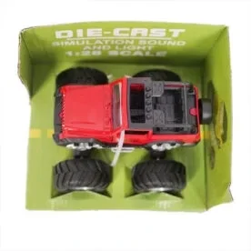 Babuniya Monster Thar Die-Cast Metal Jeep with Pull Back Light & Music for Kids view 5
