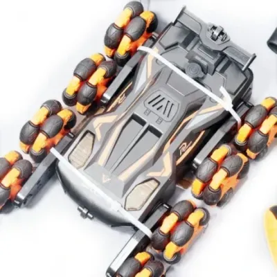 Babuniya RC Stunt Car Climbing Obstacles-Multi Tyre Morph view 2