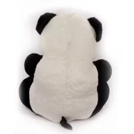 Black & White medium Panda Cap Teddy Bear Soft Plush Fluffy Spongy Fur Stuffed Toy view 2