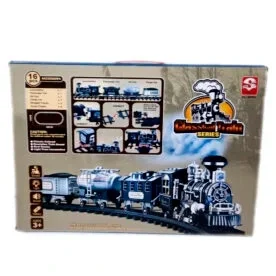 Choo Choo Classical Train Track Set Toy with Emits Real Smoke Light & Sound view 4