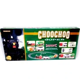 Choo  Classical Train Track Set Toy with Emits Real Smoke Light & Sound view 3