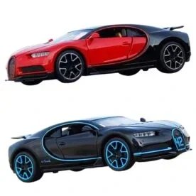 Diecast Resembling Bugatti Pull Back Car view 3