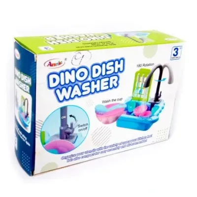 Dino Kitchen Sink – Electric Dishwasher Set for Kids view 2
