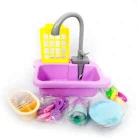 Dino Kitchen Sink – Electric Dishwasher Set for Kids view 4