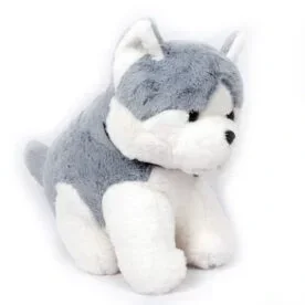 Husky Dog Stuffed Animal Puppy Soft Toy view 5