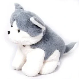 Husky Dog Stuffed Animal Puppy Soft Toy view 3
