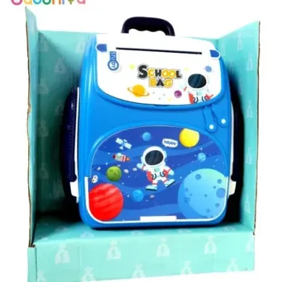 Kids Interactive School Bag Toy with Lights, Music & Games view 3