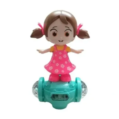 Musical Dancing Girl 360° Rotating with 5D Light and Musical Sound Activity Kids’ Play Center Toy view 2
