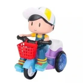 Stunt Tricycle – Electric 360° Rotating Bike with Lights & Music for Kids view 3