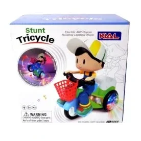 Stunt Tricycle – Electric 360° Rotating Bike with Lights & Music for Kids view 5