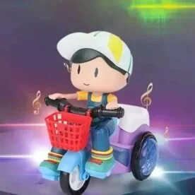 Stunt Tricycle – Electric 360° Rotating Bike with Lights & Music for Kids